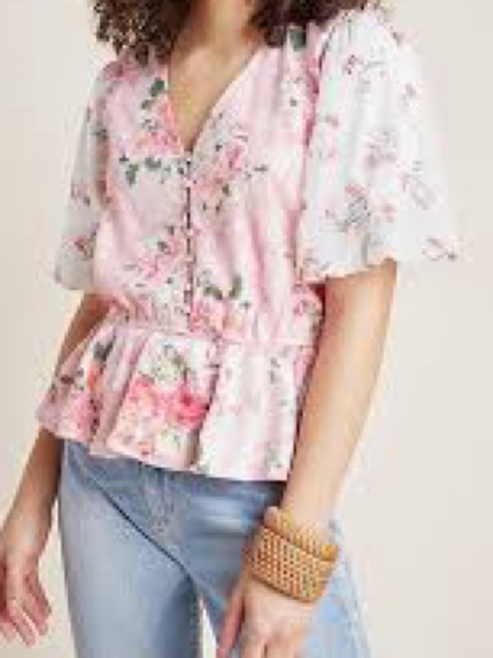 Hemant & Nandita Floral Peplum